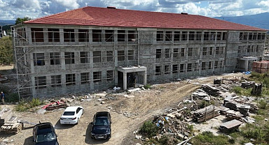 İsmetpaşa Ortaokulu yeni yerinde yükseliyor