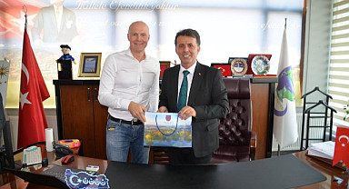 Litvanya Ankara Büyükelçisi Ricardas Degutis Türkeli'de