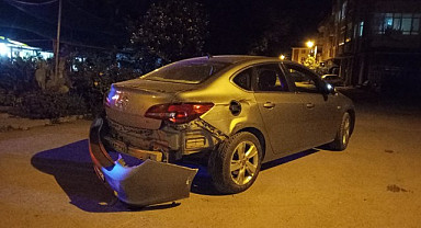 Otomobil ile motosiklet çarpıştı: 1 yaralı