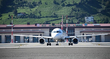 Rize-Artvin Havalimanı'nın uçak ve yolcu verileri açıklandı