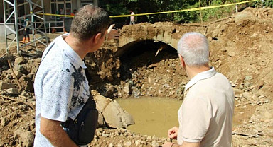 Trabzon'daki heyelan bölgelerinde KTÜ'lü akademisyenlerden inceleme