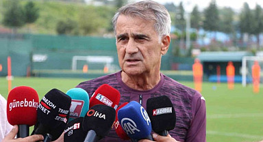 Trabzonspor antrenmanı öncesi Şenol Güneş'ten açıklama
