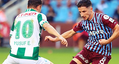 Trabzonspor Konyaspor karşısında 3 golle 3 puanı aldı