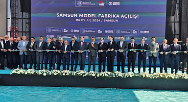 Türkiye'deki 10'uncu 'model fabrika' Samsun'da açıldı