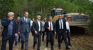 Başkan Genç'ten Yomra'daki sel felaketine yerinde inceleme