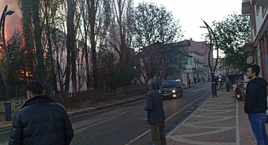 Giresun'daki yangında depo küle döndü