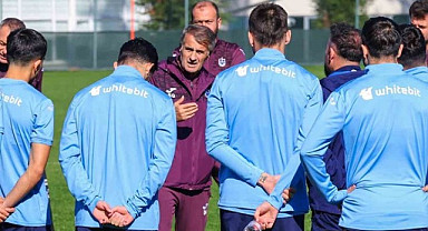 Trabzonspor'un Fenerbahçe maçı çalışmaları sürüyor