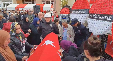Giresunlu şehit polis toprağa verildi