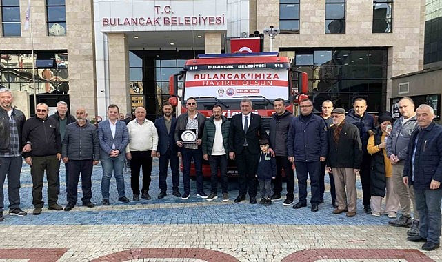 Bulancak Belediyesi'ne yeni itfaiye aracı alındı