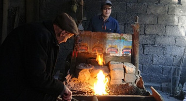 Giresunlu demirci ustasının yaşı tam 95!