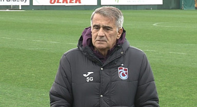 Şenol Güneş'ten Trabzonspor antrenmanı öncesinde açıklamalar