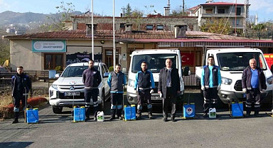 Trabzon Büyükşehir Belediyesi'nden kahverengi kokarca ilaçlaması