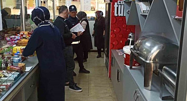 Trabzon'daki okul kantinlerine zabıtadan denetimler